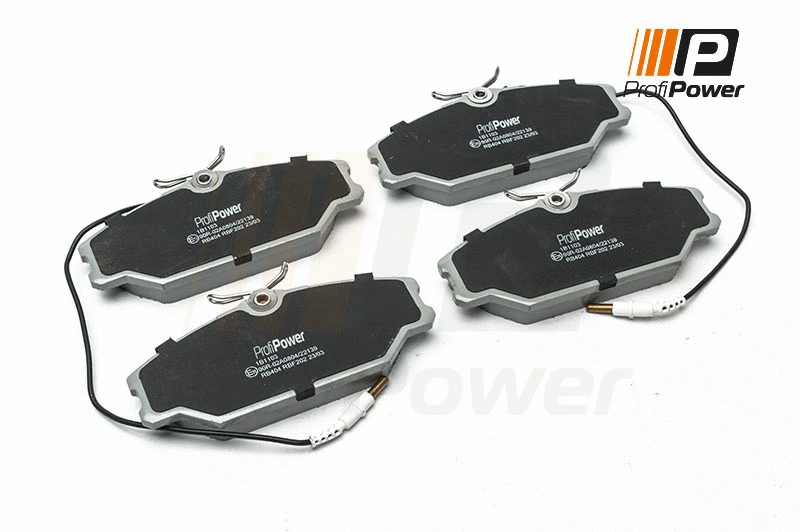 Diskinių stabdžių trinkelių rinkinys ProfiPower 1B1103