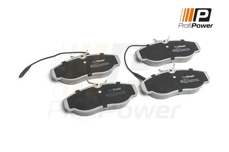 Diskinių stabdžių trinkelių rinkinys ProfiPower 1B1175