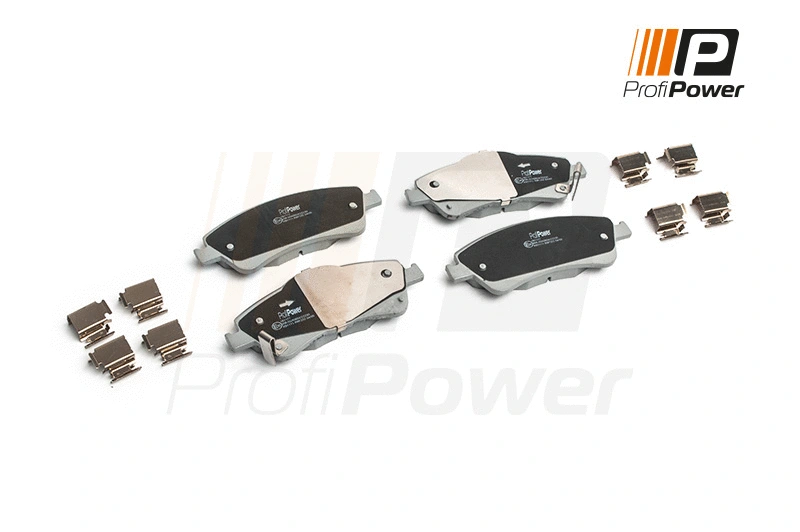 Diskinių stabdžių trinkelių rinkinys ProfiPower 1B1177