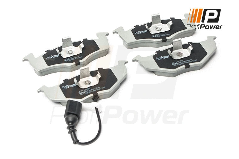 Diskinių stabdžių trinkelių rinkinys ProfiPower 1B1201