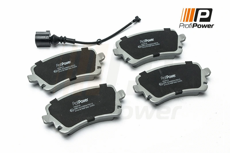 Diskinių stabdžių trinkelių rinkinys ProfiPower 1B2019