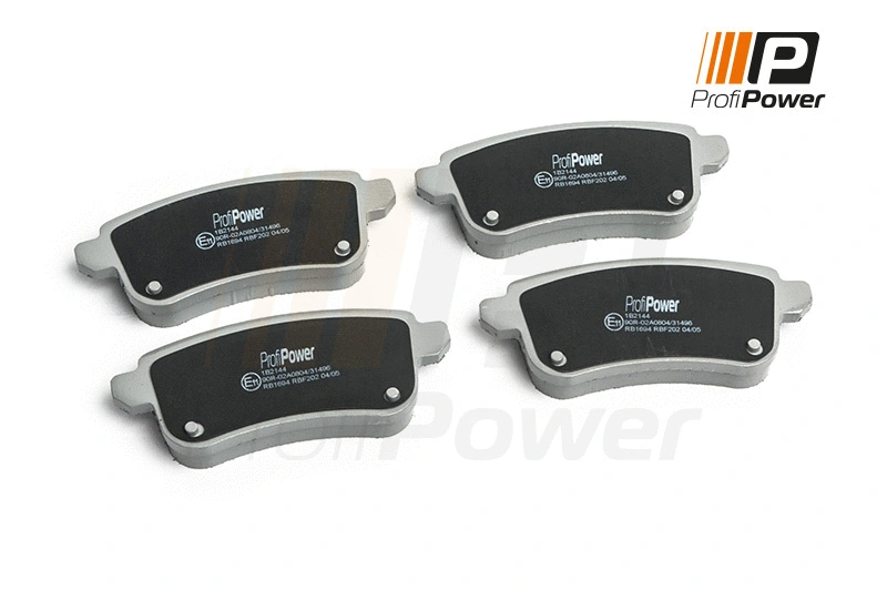 Diskinių stabdžių trinkelių rinkinys ProfiPower 1B2144