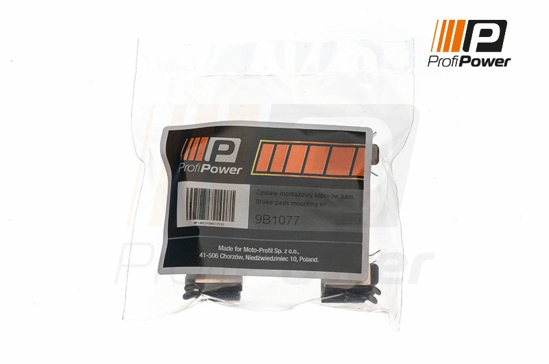 Diskinių stabdžių trinkelių priedų komplektas ProfiPower 9B1077