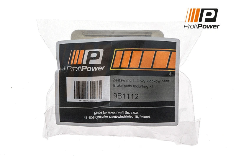 Diskinių stabdžių trinkelių priedų komplektas ProfiPower 9B1112