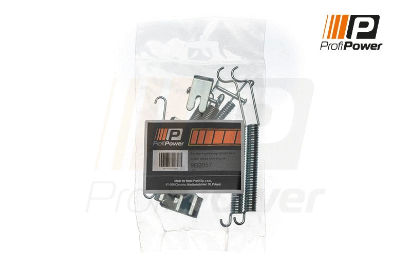 Stabdžių trinkelių priedų komplektas ProfiPower 9B2057