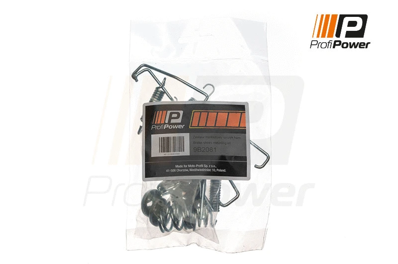 Stabdžių trinkelių priedų komplektas ProfiPower 9B2081