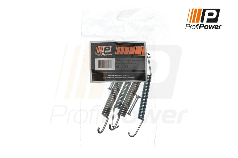 Stabdžių trinkelių priedų komplektas ProfiPower 9B2084