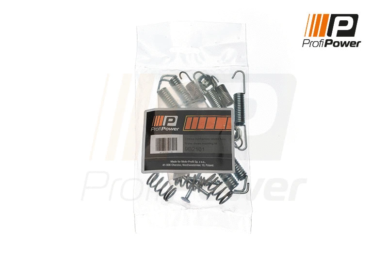 Stabdžių trinkelių priedų komplektas ProfiPower 9B2101