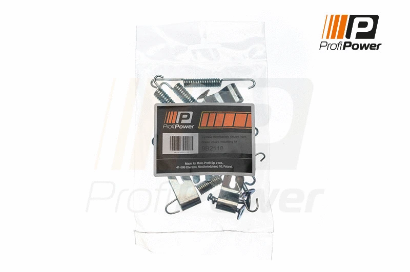 Stabdžių trinkelių priedų komplektas ProfiPower 9B2118