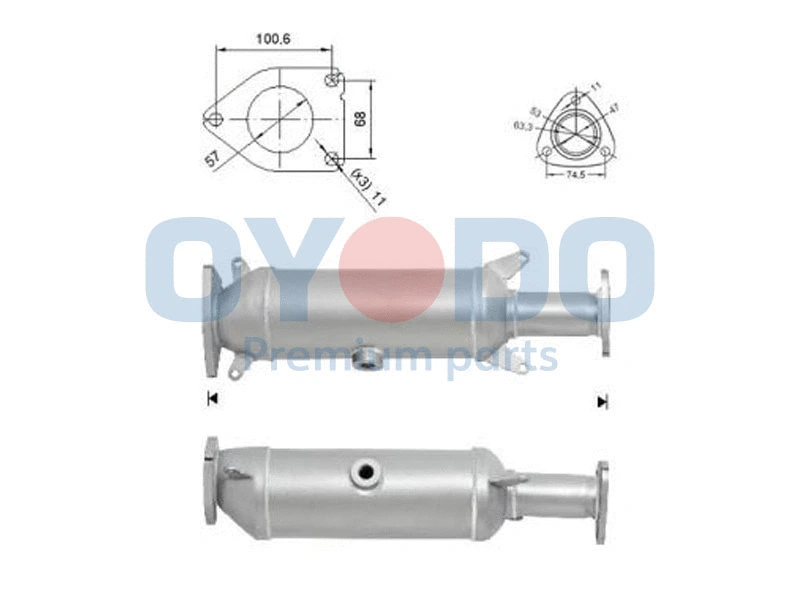 Katalizatoriaus keitiklis Oyodo 10N0085-OYO
