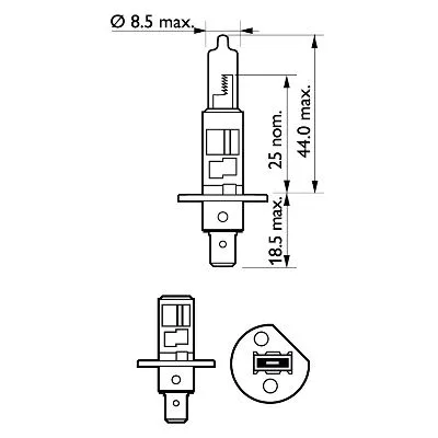 Prožektoriaus lemputė PHILIPS 12258LLECOC1