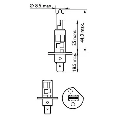 Prožektoriaus lemputė PHILIPS 12258PRB1