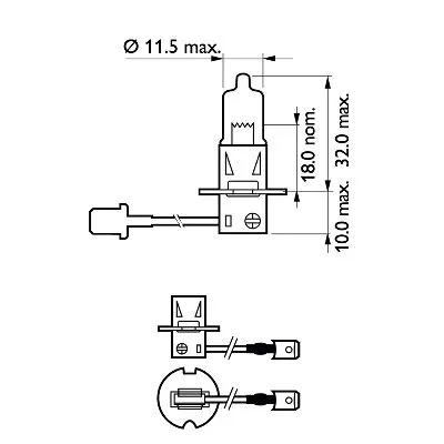 Prožektoriaus lemputė PHILIPS 12336LLECOC1