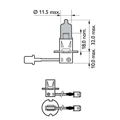 Prožektoriaus lemputė PHILIPS 12336WVUB1