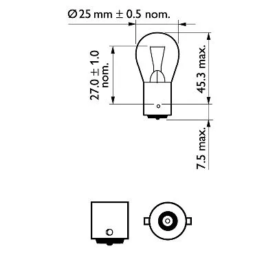 Lemputė PHILIPS 12445CP