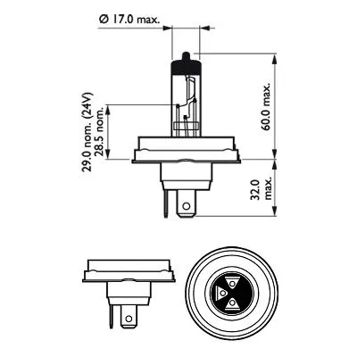 Prožektoriaus lemputė PHILIPS 12475B1