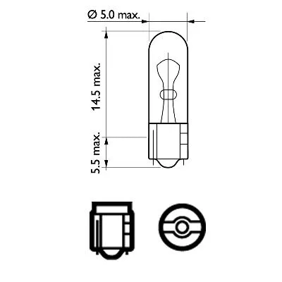 Salono apšvietimo lemputė PHILIPS 12516B2