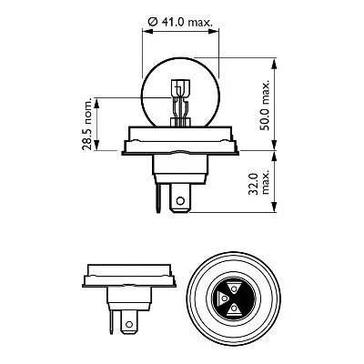 Prožektoriaus lemputė PHILIPS 12620B1