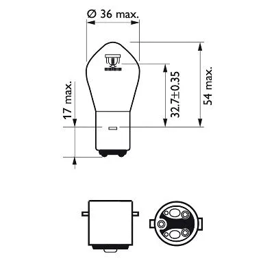 Prožektoriaus lemputė PHILIPS 12728BW