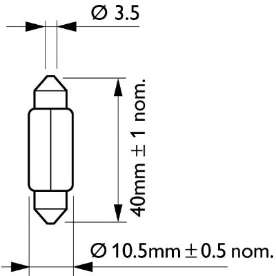 Salono apšvietimo lemputė PHILIPS 12866B2