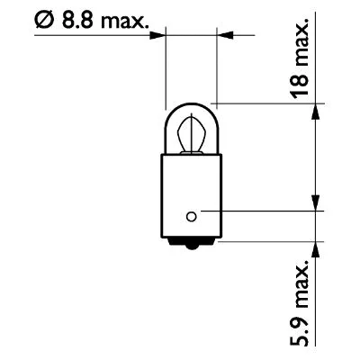 Durų apšvietimo lemputė PHILIPS 12910CP