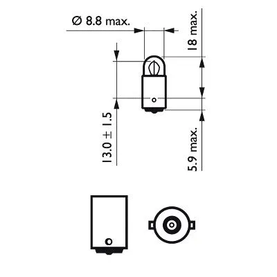 Lemputė PHILIPS 12913CP
