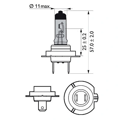 Prožektoriaus lemputė PHILIPS 12972CVUBW