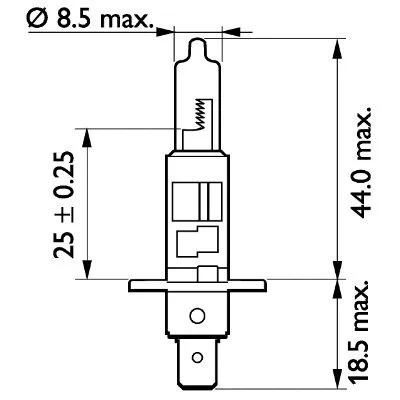 Prožektoriaus lemputė PHILIPS 13258MDC1