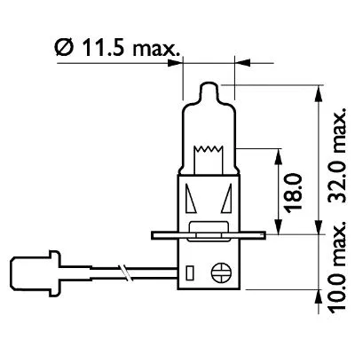 Prožektoriaus lemputė PHILIPS 13336MDBVS2