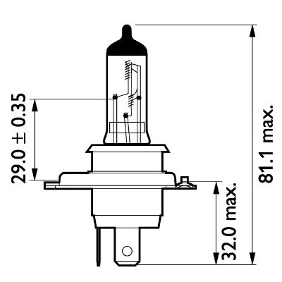 Prožektoriaus lemputė PHILIPS 13342MDBVS2