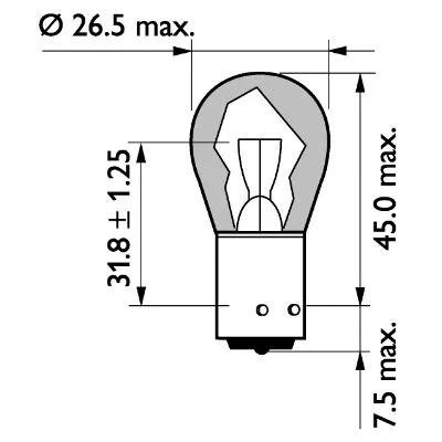 Indikatoriaus lemputė PHILIPS 13496MLCP