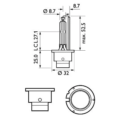 Prožektoriaus lemputė PHILIPS 85122SYC1