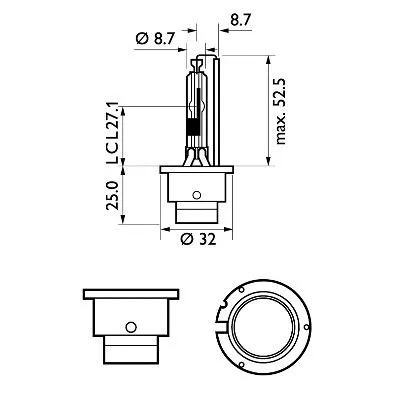 Prožektoriaus lemputė PHILIPS 85126SYC1