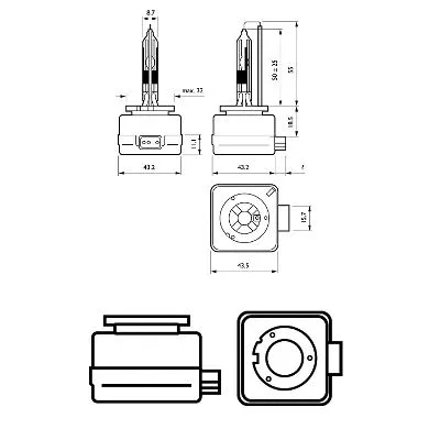 Prožektoriaus lemputė PHILIPS 85409VIC1