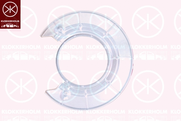 Stabdžių disko apsauginis skydas KLOKKERHOLM 6526878