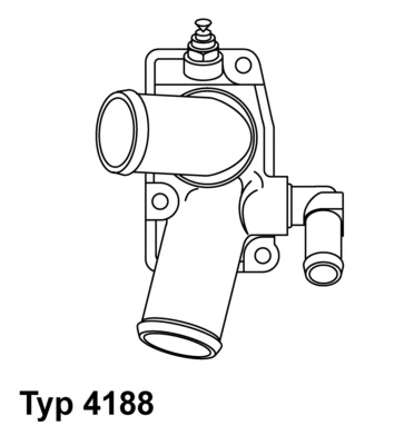 Termostatas BorgWarner (Wahler) 4188.92D