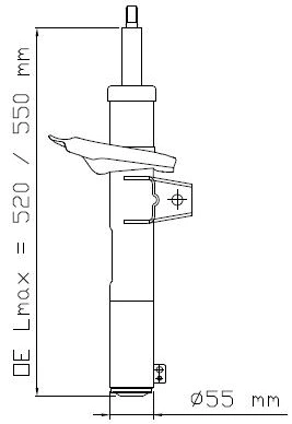Amortizatorius KYB 3358015