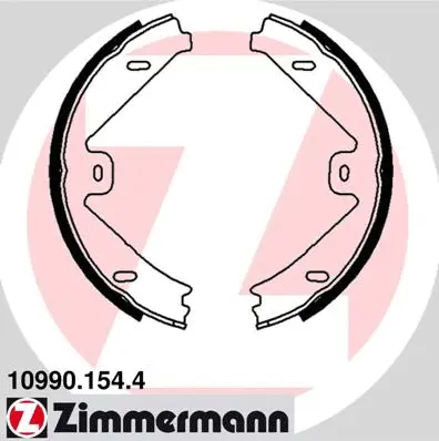 Rankinio stabdžio trinkelių komplektas ZIMMERMANN 10990.154.4