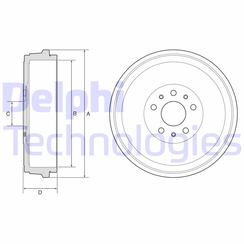 Stabdžių būgnas DELPHI BF629