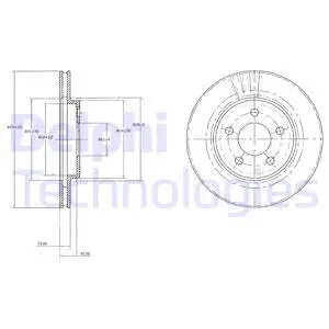 Stabdžių diskas DELPHI BG3594