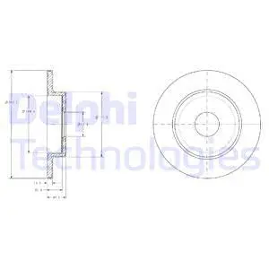 Stabdžių diskas DELPHI BG3761