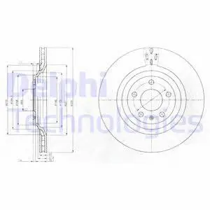 Stabdžių diskas DELPHI BG4087