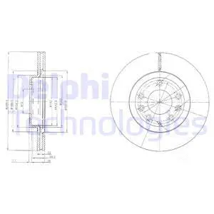Stabdžių diskas DELPHI BG4141