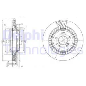 Stabdžių diskas DELPHI BG4144