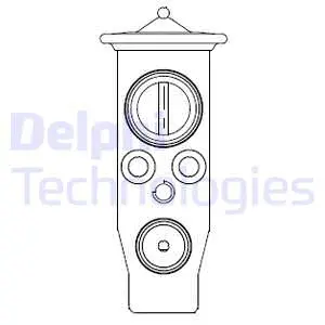 Oro kondicionieriaus išsiplėtimo vožtuvas DELPHI CB1013V