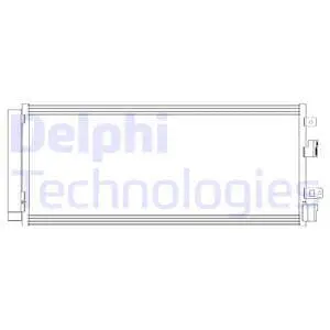 Oro kondicionieriaus radiatorius DELPHI CF20381