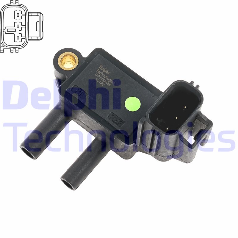 Išmetimo slėgio jutiklis DELPHI DPS00026-12B1