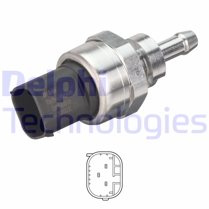 Išmetimo slėgio jutiklis DELPHI DPS00030-12B1