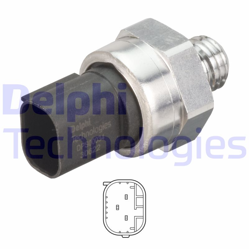 Išmetimo slėgio jutiklis DELPHI DPS00034-12B1