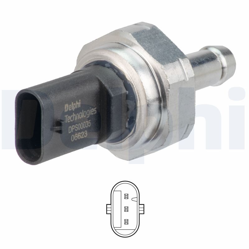 Išmetimo slėgio jutiklis DELPHI DPS00035-12B1